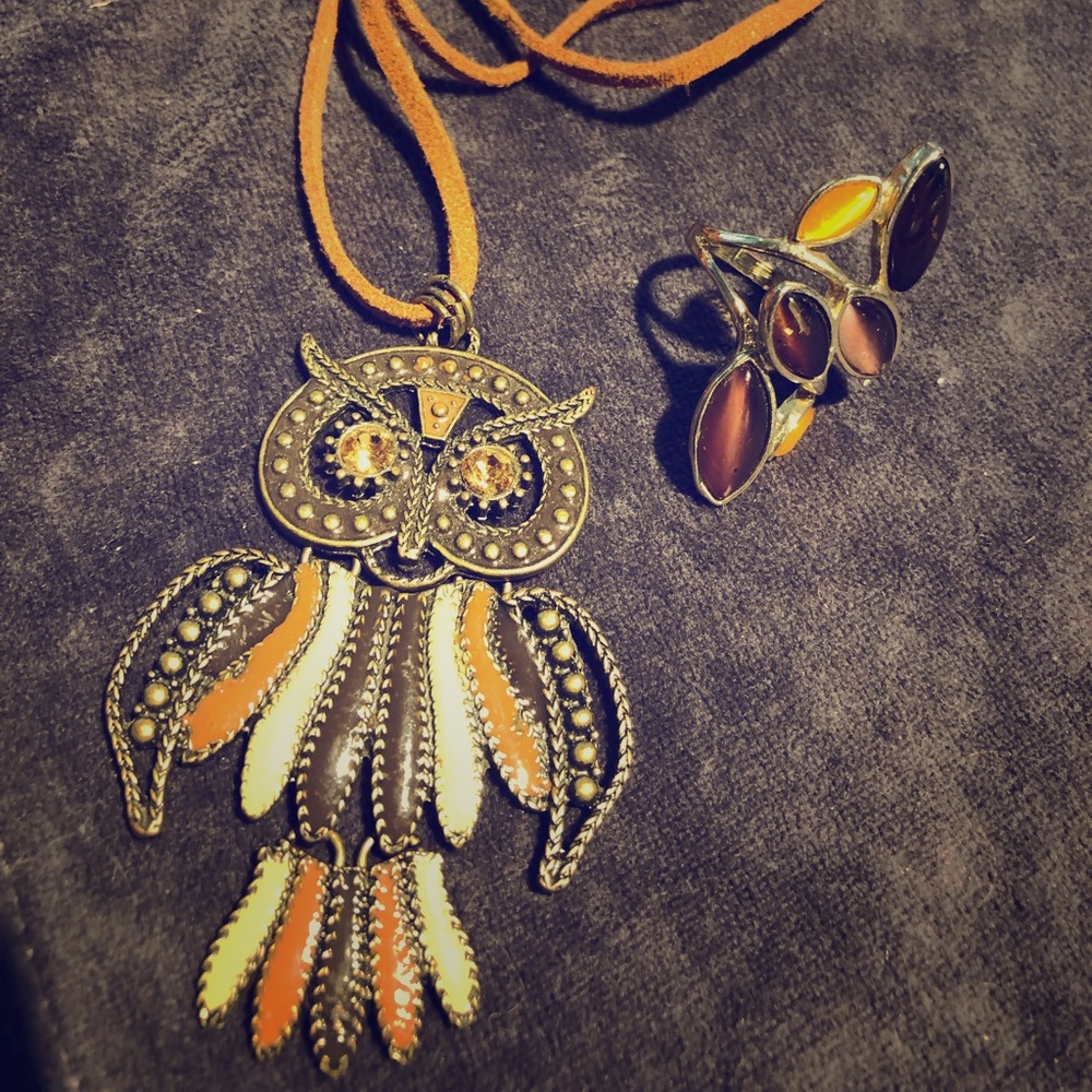 Owl Fashion Accessory Set
